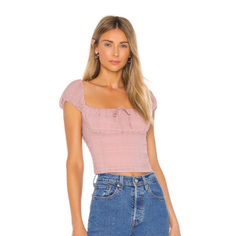 Privacy Please Minka Flutter Sleeve Blouse